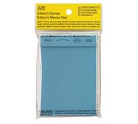 Stalogy Bloc-notes adhésif simple de la série Editor's Series: 2.9 in. x 4.2 in. (Bleu)
