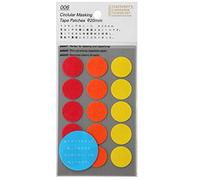 Stalogy S2 Bandes de masquage à pois: 0.8 in. diameter / 15 dots per sheet / 10 sheets per pack / 20mm wide (Mélangez bien)