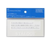 Stalogy S3-N Notes autocollantes: 2.4 in. x 5 in. (Translucide)