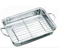 STALOWA BRYTFANNA DO PIECZENIA Z RUSZTEM 35cm KH-1377