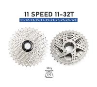 Stalshine-Cassette De Vélo De Route Pour Shimano Sram,Roue Libre De Vélo,Pignon De Vélo,Volant D'inertie,8 Vitesses,9 Vitesses,10 Vitesses,11/12 Vitesses,11-25t,28t,32t,34t - Type 11s 11-32t