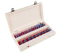Stalwart RBS024 Router Bit Set Jeu de fraises à défoncer, Bois, 24 pc