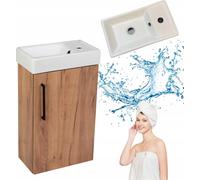 Stamar | Armoire de salle de bain - avec lavabo - 40 x 22 cm - suspendue