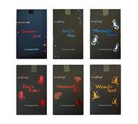 Stamford Assortiment de cônes d'encens Premium Joss - Demon's Lust, Fairy's Mist, Mermaid's Love, Pixie's Dance, Werewolf's Bite et Wizard's Spell avec bâtonnets d'encens Shakti