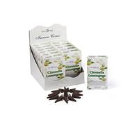 STAMFORD INC. 37198 Lot de 12 boîtes de 15 cônes d’encens Citronnelle