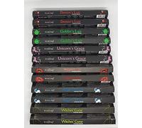Stamford Lot de 12 boîtes de bâtonnets d'encens Parfum Vampire's Kiss, Unicorn's Grace, Witche's Curse, Demon's Lust, Goblin's Lair, Angel's Touch