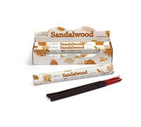 STAMFORD Lot de 12 paquets de bâtonnets d'encens « Hex Floral, exotique et spa » en 3/6/12/18/24 paquets de 20 bâtons d'encens Bois de santal