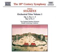 C. Stamitz – Trios orchestraux Vol. 1 – New Zealand Chamber Orch. – NAXOS