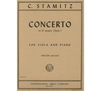 Stamitz - Concerto In D Major Op. 1. For Viola and Piano. Edited by Katims. by International