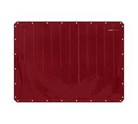 Stamos Welding Group Rideau De Soudure Bâche Ignifugée Écran De Protection Ignifugé Accessoire SWS03 (239 x 175 cm, Conformité EN ISO 25980, Coutures KEVLAR®, Vinyle 0,4 mm, 28 anneaux)