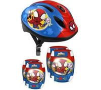 STAMP - Casque + Coudieres/Genouilleres - Spidey Rouge G