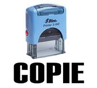 Stamp COPIE auto-encrage caoutchouc Stationary Office personnalisé Brillant Stamp