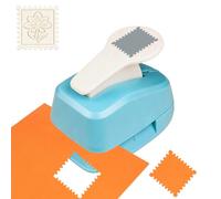 Stamp Cutter Portable - Lever Action Square Stamp Shape Paper Puncher | |Ergonomic Design & Cutting Blade - Lever Action Square Stamp Shape - Stamp Cutter Portable - Craft Paper Puncher
