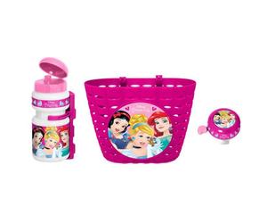 STAMP - DISNEY PRINCESSES - Combo Corbeille + Bidon + Sonnette - Fille - A partir de 3 ans