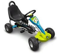 Stamp Go Kart à pédales Skids Control – Siège réglable, frein à main, cadre acier