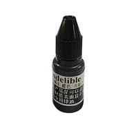 Stamp Pad Ink - Rubber Stamp Ink | Waterproof Quick Dry Oil Based Printing Seal Fluid, Golf Seal Refill, Red Black Colors For Stamps, Pads, Custom Logo, Office Craft 5ml Bottle Universal OutdoorUse