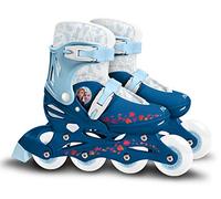 Stamp- Patins en Ligne Ajustable LA Reine des NEIGES II 30-33 Disney Anna, Elsa, RN244302, Blue White, Tailles