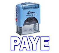 Stamp PAYE auto-encrage caoutchouc Bureau Brillant personnalisée Stamp Papeterie