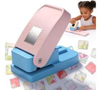 Stamp Puncher - Creates 1 * 0.8 Inch Rectangular Postage Stamp Puncher Shapes with Scalloped Edges, for Paper Crafting Scrapbooking DIY Card Making Arts Crafts Supplies(Rectangle-1 * 0.8In)