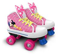 Stamp Patins à roulettes Minnie J862029 4 roues avec chaussure Rose Taille 29