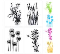 Stamp Scrapbooking, Tampon Transparent Clear de lavande, pissenlit, fleur, feuille pour Fabrication de Cartes, Bricolage Scrapbooking, Journal Album, Crafts, Décoration D'album de Tampon Silicone
