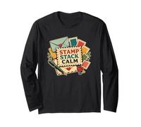 Stamp Stack Calm Lettres Courrier Papier Manche Longue