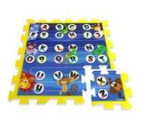 Stamp - tp674002 - puzzle de sol - j'apprends l'alphabet en m'amusant - tapis mousse - 88 x 88 x 1,5 cm - 9 pièces