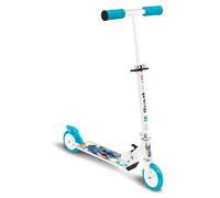 STAMP Trottinette Pliable Stitch roulement a Billes ABEC 5 - Frein arrière au Pied - Hauteur Ajustable - Plateau Aluminium antidérapant -poignées Mousse, NC, Bleu