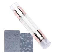 Stamper à ongles, Stamper à ongles - Stamp Art Pen | Outil de stylo d'estampage embelli strass pour la décoration de manucure Femmes pour les ongles à la maison