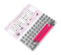 Stamper - Ensemble d'estampage, applicateur de manucure | 48 PCS outils de tampon à ongles réutilisables, accessoires créatifs de conception de bricolage pour les filles Femmes Kids Practice