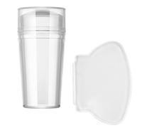 Stamper portable Neil Art - Tampon à ongles avec couvercle Protection de la poussière, Stamper à ongles avec couverture protectrice Protection de la poussière, timbre d'ongle de corps visible transpar