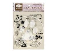 Stamperia - Acrylic Stamp for Scrapbooks, Albums, Cards, Bullet Journals and More, Transparent, Long Lasting, Easy to Clean, Perfect for Crafts and Gifting (Quiet Days, Hydrangea)