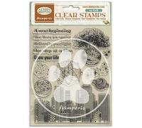 Stamperia - Acrylic Stamp for Scrapbooks, Albums, Cards, Bullet Journals and More, Transparent, Long Lasting, Easy to Clean, Perfect for Crafts and Gifting (A New Beginning)