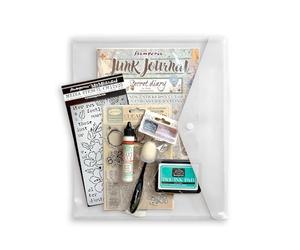 Stamperia - Art Journaling Selection with Junk Journal, Stamp, Ink Pad, Stencil and Tools Including Tutorial by Vicky Papaioannou. Perfect Set for Card Making, Journalling and Crafts (Secret Diary)