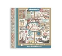 Stamperia - Autocollants pour scrapbooking, albums, fabrication de cartes, bullet journaling, et plus, sans acide, pré-coupé, 4 feuilles, auto-adhésifs, parfaits pour les loisirs, l'artisanat et le