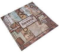 Stamperia Bloc Papier Scrap double Face 10 feuilles 30,5x30,5 (12"x12") - Clockwise multicolore SBBL39