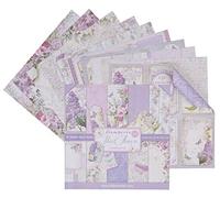 Stamperia Bloc Papier Scrap double Face 10 feuilles 30,5x30,5 (12"x12") - Lillà multicolore SBBL21