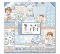 Stamperia Bloc Papier Scrap double Face 10 feuilles 30,5x30,5 (12"x12") - Little Boy multicolore SBBL68