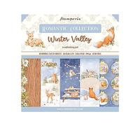 Stamperia Bloc Scrapbooking 10 Feuilles 30.5x30.5 (12x12) Winter Valley