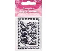 STAMPERIA Clear Stamps Set Tampon à motif - Sous-titre 100% Bebe