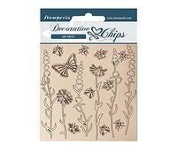 Stamperia - Copeaux décoratifs fleurs de Provence et papillons