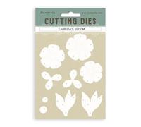 Stamperia - Cutting Dies for Scrapbooking, Albums, Cards, Bullet Journals, and More, Create Decorations with Natural Elements, Perfect for Crafts and Gifting (A6) (Quiet Days, Camelia’s Bloom)