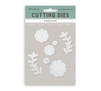 Stamperia - Cutting Dies for Scrapbooking, Albums, Cards, Bullet Journals, and More, Create Decorations with Natural Elements, Perfect for Crafts and Gifting (A6) (All Around - Booming Flowers)