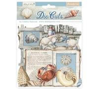 Stamperia - Die Cuts for Scrapbooking, Albums, Card Making, Bullet Journalling and More, Laser Cut Cardboard Shapes, Easy to Glue, Perfect for Hobbies, Crafts, and Gifting (Silent Sea) (Assorted)