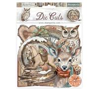 Stamperia - Die Cuts for Scrapbooking, Albums, Card Making, Bullet Journalling and More, Laser Cut Cardboard Shapes, Easy to Glue, Perfect for Hobbies, Crafts, and Gifting (The Owl’s House) (Assorted)