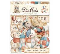 Stamperia - Die Cuts for Scrapbooks, Albums, Cards, Bullet Journals and More, Laser Cut Cardboard Shapes, Easy to Glue, Perfect for Hobbies, Crafts, and Gifting (Baby) (Assorted)