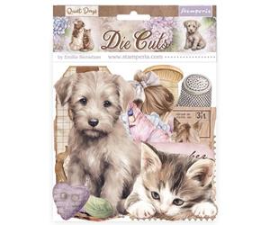 Stamperia - Die Cuts for Scrapbooks, Albums, Cards, Bullet Journals and More, Laser Cut Cardboard Shapes, Easy to Glue, Perfect for Hobbies, Crafts, and Gifting (Quiet Days) (Assorted)