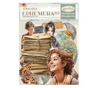 Stamperia - Ephemera for Scrapbooking, Albums, Card Making, Bullet Journalling and More, Adhesive Paper Cut Outs, Easy to Apply, Perfect for Hobbies, Crafts, and Gifting (Secret Diary)