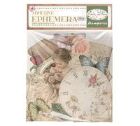Stamperia - Ephemera for Scrapbooking and Albums (Flowers and Poems) | For Card Making, Bullet Journaling and More, Adhesive Paper Cut Outs, Easy to Apply