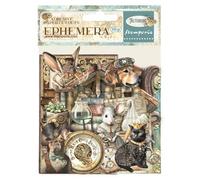 Stamperia - Éphémère pour le scrapbooking, les albums, la fabrication de cartes, le bullet journal et plus, les découpes de papier adhésives, faciles à appliquer, parfaites pour les loisirs, les